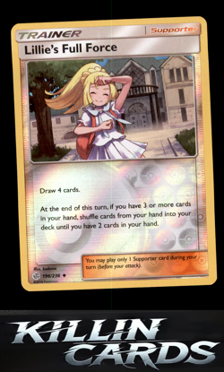 Reverse Holofoil Lillie's Full Force 196/236 Pokemon Uncommon SM - Cosmic Eclips - Image 1