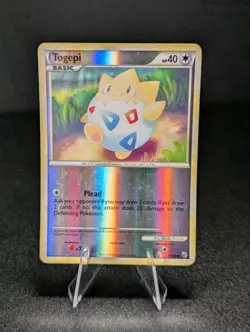 Togepi 70/90 - [LP] - Reverse Holo - HGSS Undaunted Pokemon TCG - Image 1