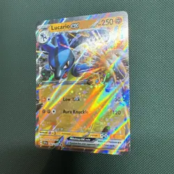 Lucario EX 082/142 Sv07: Stellar Crown Holo - Pokemon TCG - Image 4