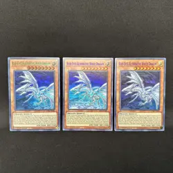 VLP - x3 Set - Blue-Eyes Alternative White Dragon - 1st Ultra - LDS2-EN008 - Image 1