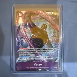 Vergo (Alternate Art) OP14-061 The Azure Sea's Seven Foil NM English - Image 1