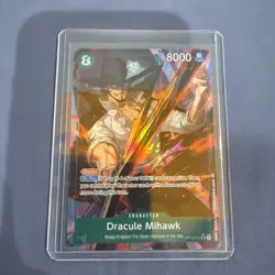 One Piece Dracule Mihawk Alt Art OP12-030 SR Legacy of the Master English - Image 1