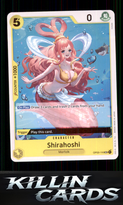 Shirahoshi (OP03-116) (Reprint) OP03-116 One Piece Card Game UC Premium Booster - Image 1