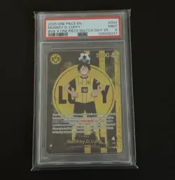 MONKEY D. LUFFY BVB X ONE PIECE MATCH DAY '25 ONE PIECE PROMOS 2025 003 PSA 9 - Image 4