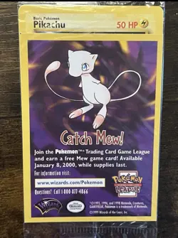 Pokemon The First Movie Full Set Promo Card Sealed 1999 WB Gold Stamp Catch Mew - Image 4
