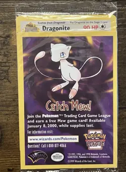 Pokemon The First Movie Full Set Promo Card Sealed 1999 WB Gold Stamp Catch Mew - Image 5