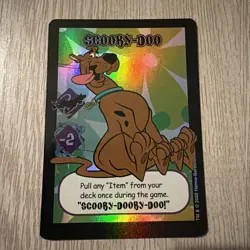 SCOOBY-DOO EXPANDABLE CARD GAME ECG SUPER RARE SCOOBY FOIL CARD - Image 1