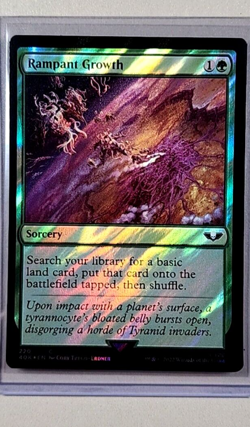 2022 MTG Magic The Gathering 40K Warhammer 40000 Surge Foil #220 Rampant Growth - Image 1
