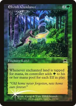 Onslaught MTG FOIL Elvish Guidance Magic - Image 1