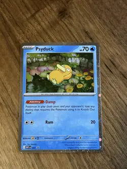 Pokemon - Mega Evolution Black Star Promo Psyduck 007 NM TWO SWIRLS - Image 1