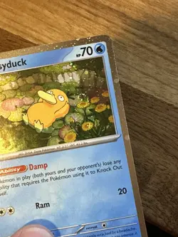 Pokemon - Mega Evolution Black Star Promo Psyduck 007 NM TWO SWIRLS - Image 2