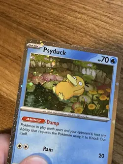 Pokemon - Mega Evolution Black Star Promo Psyduck 007 NM TWO SWIRLS - Image 3