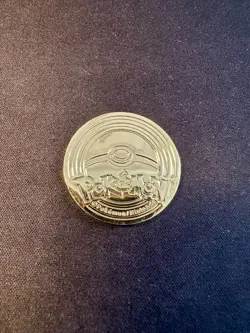 Zamazenta Metal Coin UPC Official Pokemon Merchandise Authentic Nintendo - Nm - Image 2