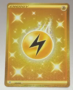 POKEMON TCG EVOLVING SKIES GOLD ELECTRIC ENERGY 235/203 MINT PACKET TO SLEEVE - Image 1