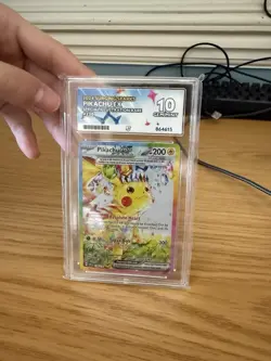 Pokemon Pikachu TCG Surging Sparks EX Card 238/191 Sir Ace 10 Gem Mint - Image 1