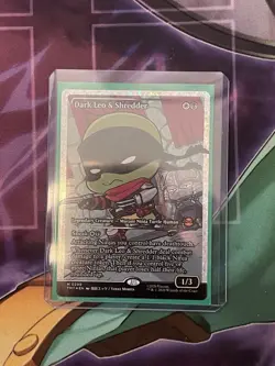 Dark Leo & Shredder (Showcase) (Fracture Foil) - Teenage Mutant Ninja Turtles - Image 1