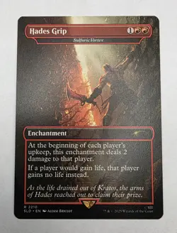 God of War Hades Grip Secret Lair Drop MTG Magic 2210 NM Never Played Regular - Image 1