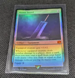 Magic: The Gathering - Final Fantasy - Buster Sword Foil Mythic Rare 255 - Image 1