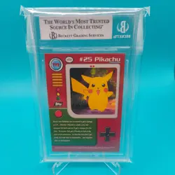 1999 Topps Pokemon TV Animation Series 1 TV Inserts Black Rainbow #TV2 BGS 7.5 - Image 2