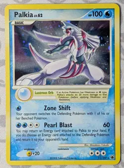 Palkia Lv. 62 - 11/100 - NM - Majestic Dawn - Pokemon TCG - Image 1