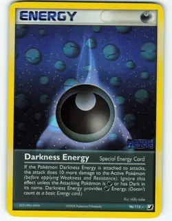 Darkness Energy - Reverse Holo - 96/115 Unseen Forces - Pokemon TCG - 2005 - Image 1