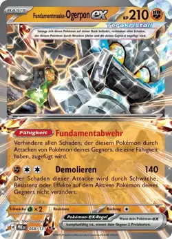 Pokemon Fundamentmaske-Ogerpon ex Prismatische Entwicklungen 058/131 - Image 1
