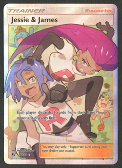 Pokemon TCG: Jesse & James 68/68 Hidden Fates Full Art Trainer - Image 1