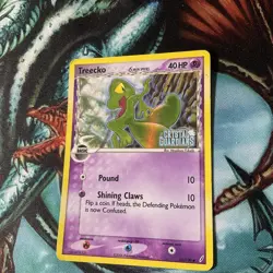 2006 Pokemon Ita Rare Holo Foil Treecko 68/100 Ex Guardians Of Crystals Stamped - Image 1