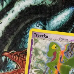 2006 Pokemon Ita Rare Holo Foil Treecko 68/100 Ex Guardians Of Crystals Stamped - Image 3