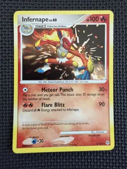 Infernape Lv.40 5/130 Holo NM – Diamond & Peral - Pokemon TCG 2007 - Image 1