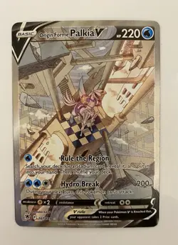 Pokemon Origin Forme Palkia V 167/189 Astral Radiance Ultra Rare Full Art Holo - Image 1