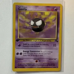 Gastly #33/62 - 1st Edition - Fossil - Rare - Base Set 1999 - Pokemon TCG - Image 1