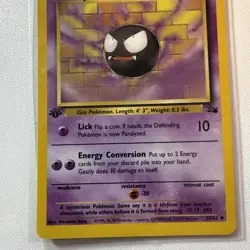 Gastly #33/62 - 1st Edition - Fossil - Rare - Base Set 1999 - Pokemon TCG - Image 4