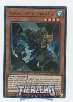 Yugioh Redbeard, the Plunder Patroll Matey GFP2-EN092 Ultra Rare 1st Edition Nea - Image 1