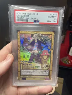 BANDAI One Piece Hyper Battle c441 Dr. Kureha HOLO FOIL Rare Vintage 2001 Comp! - Image 4