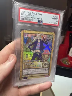 BANDAI One Piece Hyper Battle c441 Dr. Kureha HOLO FOIL Rare Vintage 2001 Comp! - Image 5