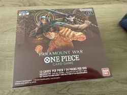 Official First Print rare One piece OP-02 Booster box, Paramount War New Sealed - Image 1