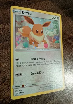 Eevee SM184 Black Star Promo Holo Pokemon Card Near Mint - Image 2
