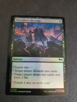 Shredder's Revenge (Foil) 0076 - TMT Teenage Mutant Ninja Turtles - MTG - NM/M - Image 1