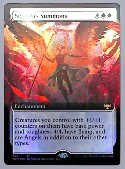 Sigarda's Summons - Extended Art - Foil - 353 - Innistrad: Crimson Vow (VOW) MTG - Image 1