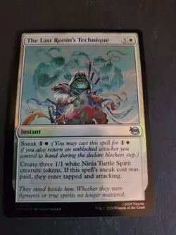 The Last Ronin's Technique - Foil NM English MTG TMNT TMT 0012 - Image 1