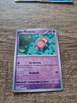 Slowpoke (Reverse Foil) - 079/165 - Common - Scarlet & Violet: 151 Pokemon TCG - Image 1
