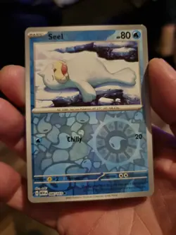 Seel (Reverse Foil) - 086/165 - Common - Scarlet & Violet: 151 - Pokemon TCG - Image 1
