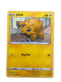 New: 2020 Pokemon TCG Joltik 055 Swsh04: Vivid Voltage Regular Common - Image 1