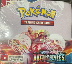 Pokemon TCG Sword & Shield: Battle Styles Booster Box 36 Packs Factory Sealed - Image 2