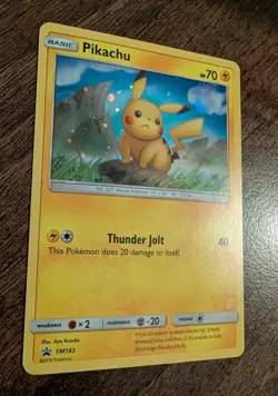 Pikachu SM183 - Sun & Moon Black Star Promo - Holo Pokemon TCG - Image 2