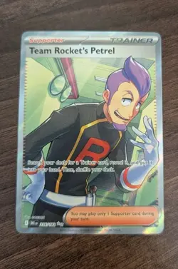 Team Rocket's Petrel 226/182 - Full Art UR - Destined Rivals Pokemon TCG - NM - Image 1