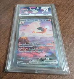 Charizard Ex 199/165 Scarlet & Violet 151 SIR Pokemon TCG - Ace 10 Gem Mint - Image 4