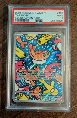 PSA 9 Tatsugiri #186/167 - Twilight Masquerade Pokemon TCG - Image 1