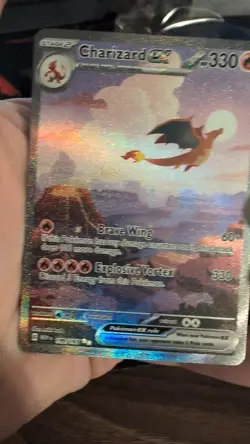 Charizard EX 199/165 SIR Pokemon 151 Scarlet & Violet Pokemon TCG English NM - Image 2